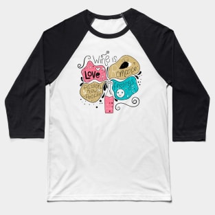 Wine Sensation Baseball T-Shirt